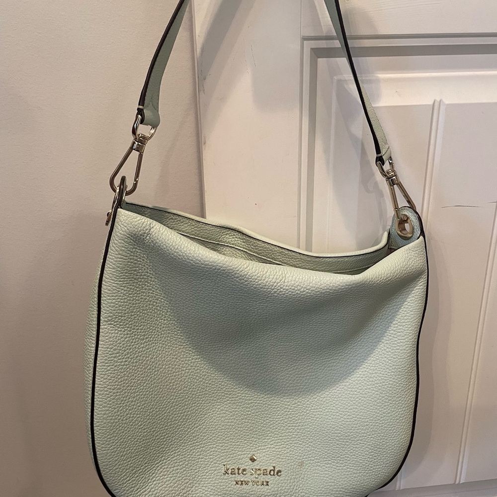 Kate Spade Mint Green Leather Shoulder Bag